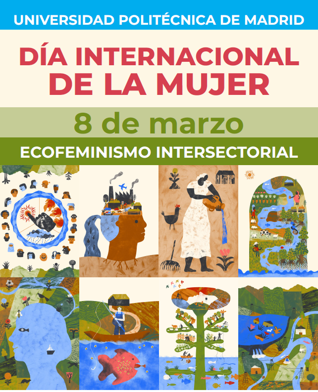 Cartel UPM para el 8M-2025